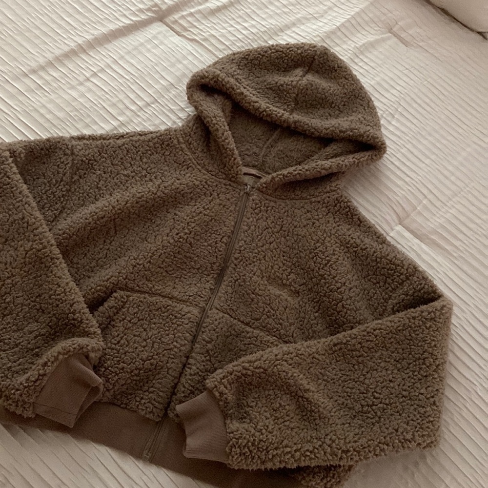 Skims Teddy zip up